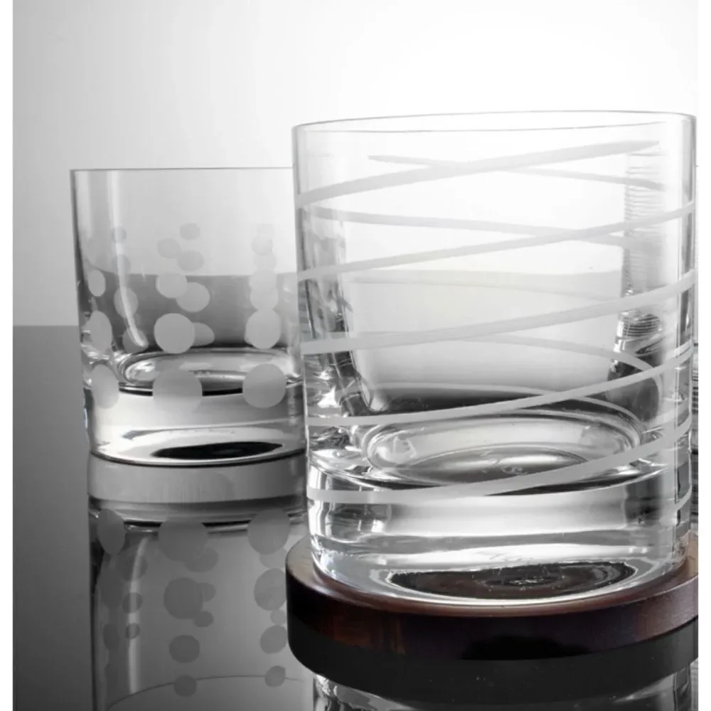 MIKASA® CHEERS® SET OF 3 DOUBLE OLD FASHIONED WHISKEY GLASSES / New No Box